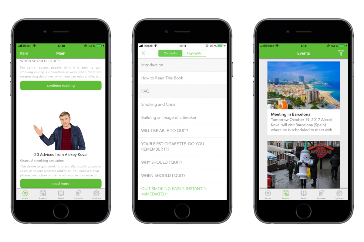 Freelance project: iOS App "Quit Smoking Together"